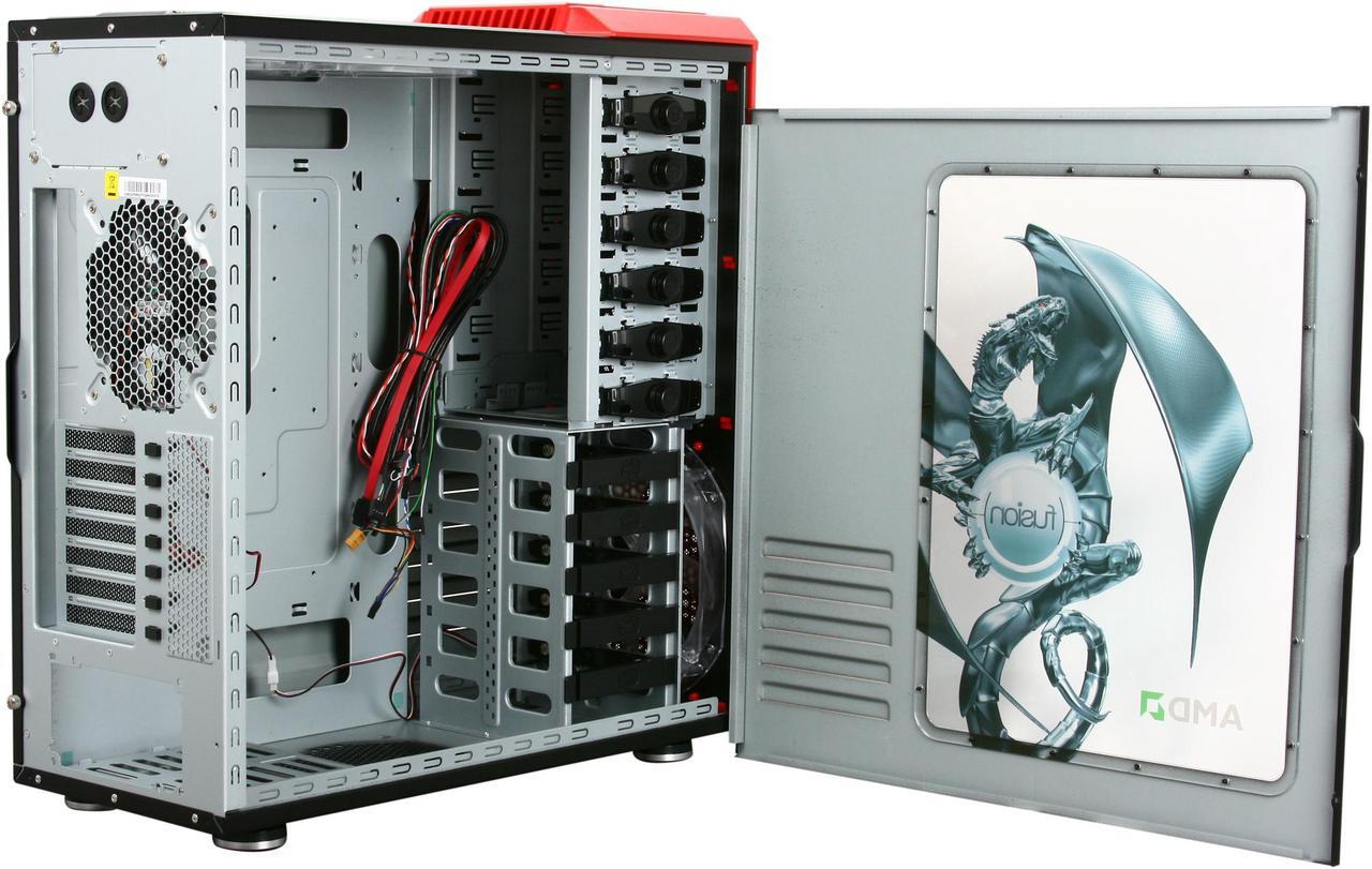 Alt view image 5 of 10 - Cooler Master HAF 932 AMD Limited Edition AM-932-RWN1-GP Red Steel / Plastic / Mesh bezel ATX Full Tower Computer Case