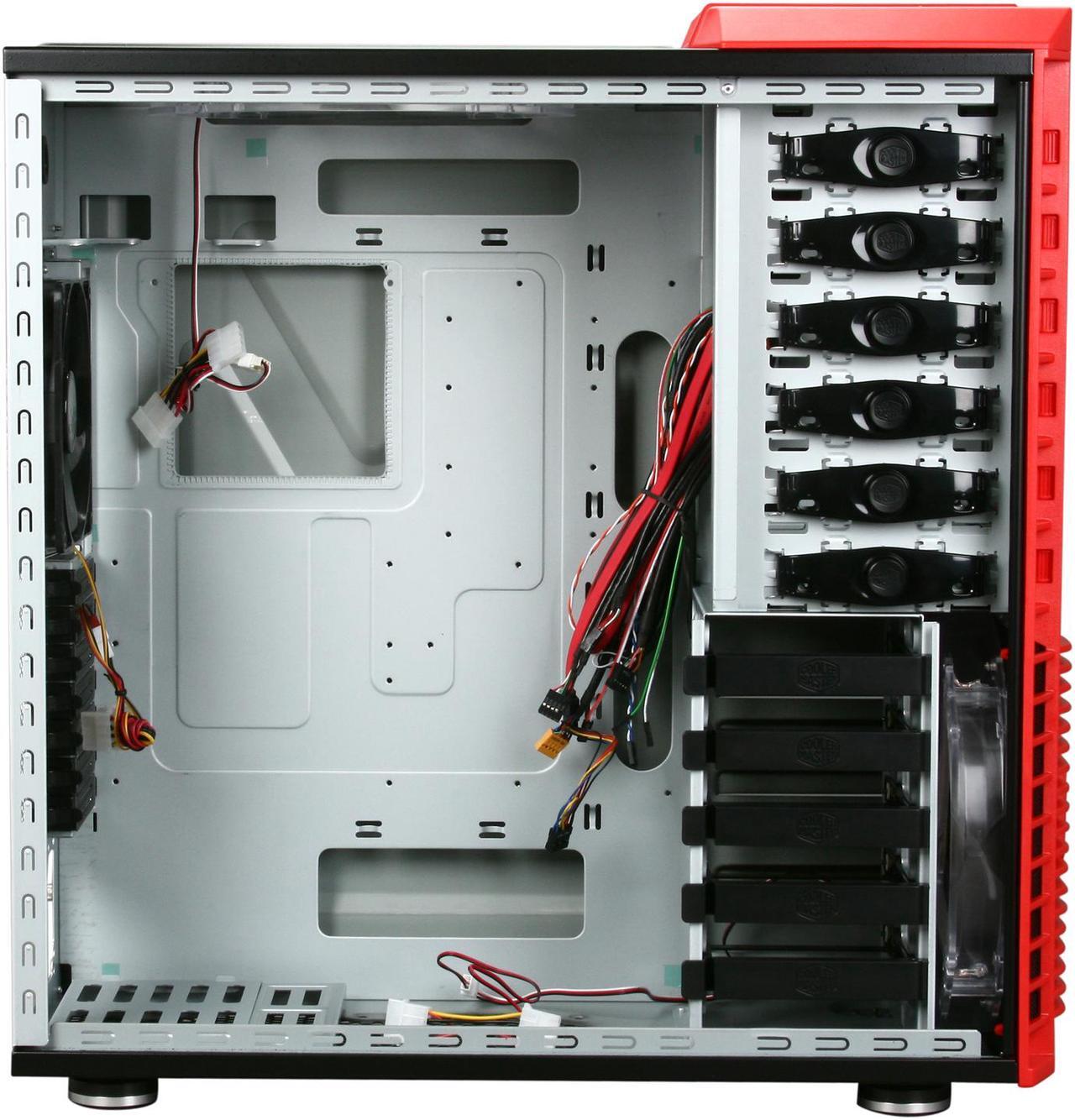 Alt view image 6 of 10 - Cooler Master HAF 932 AMD Limited Edition AM-932-RWN1-GP Red Steel / Plastic / Mesh bezel ATX Full Tower Computer Case