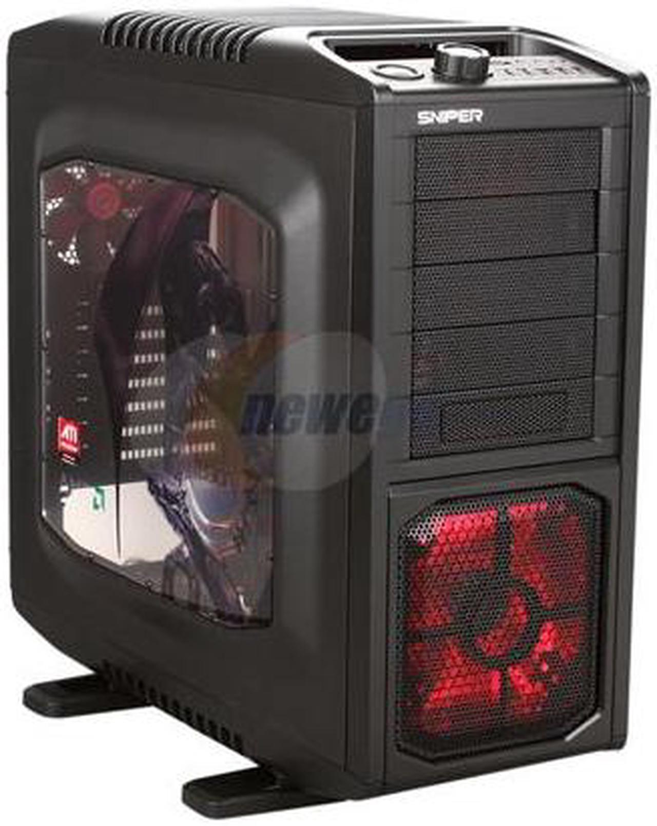 COOLER MASTER CM Storm Chassis SNIPER AMD Dragon Platform Black Edition SGC-6000-KWS2-GP Steel / ABS Plastic / Mesh bezel Computer Case w/ Side Panel Window