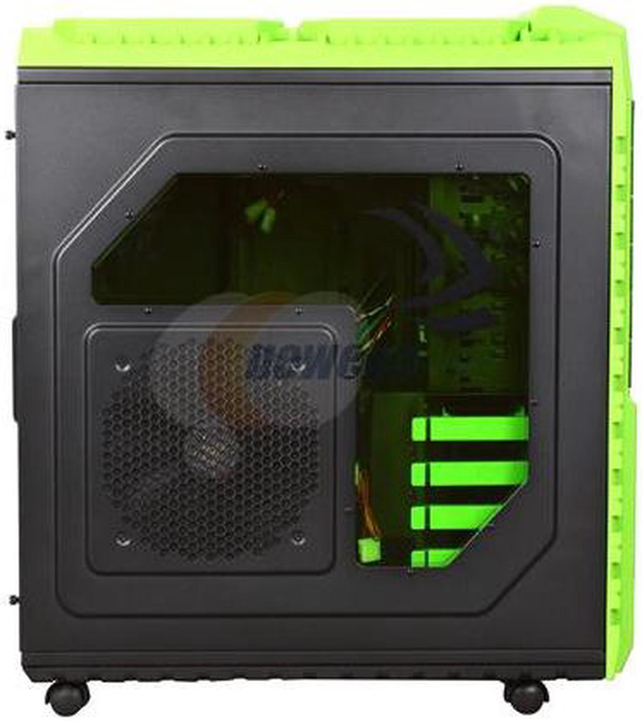 Alt view image 4 of 10 - Cooler Master HAF X nVidia Edition NV-942-KKN1 Green Steel / Plastic ATX Full Tower Computer Case