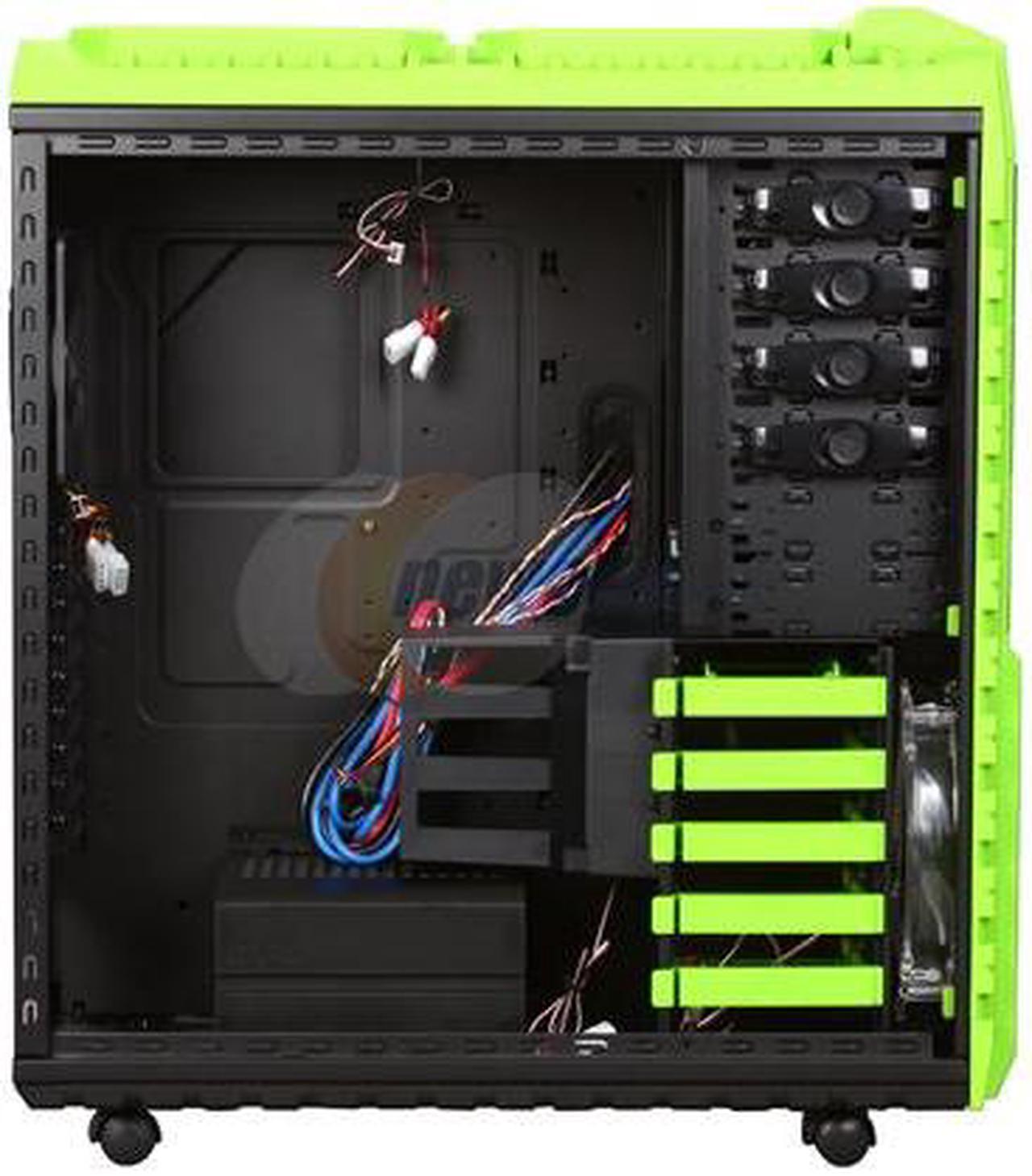 Alt view image 6 of 10 - Cooler Master HAF X nVidia Edition NV-942-KKN1 Green Steel / Plastic ATX Full Tower Computer Case