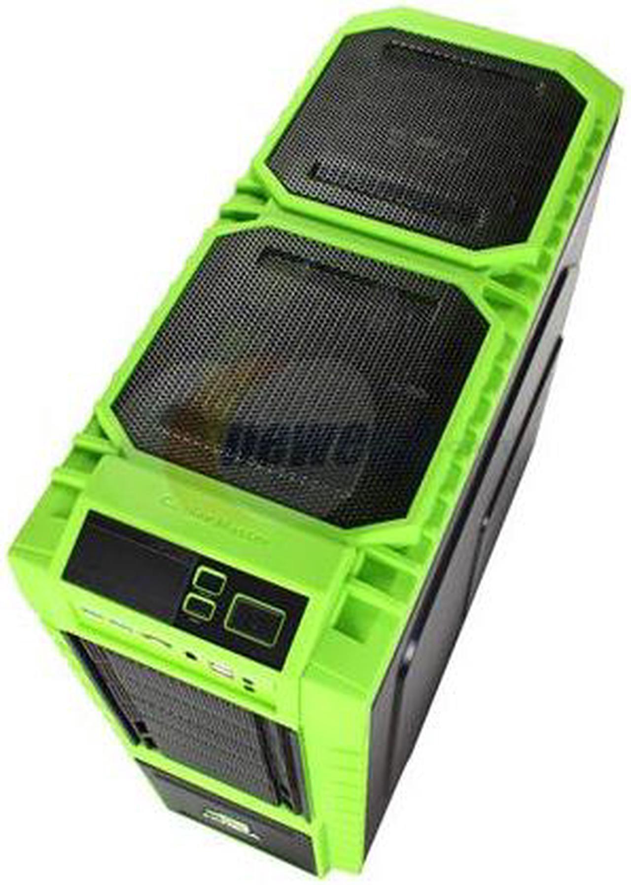 Alt view image 8 of 10 - Cooler Master HAF X nVidia Edition NV-942-KKN1 Green Steel / Plastic ATX Full Tower Computer Case