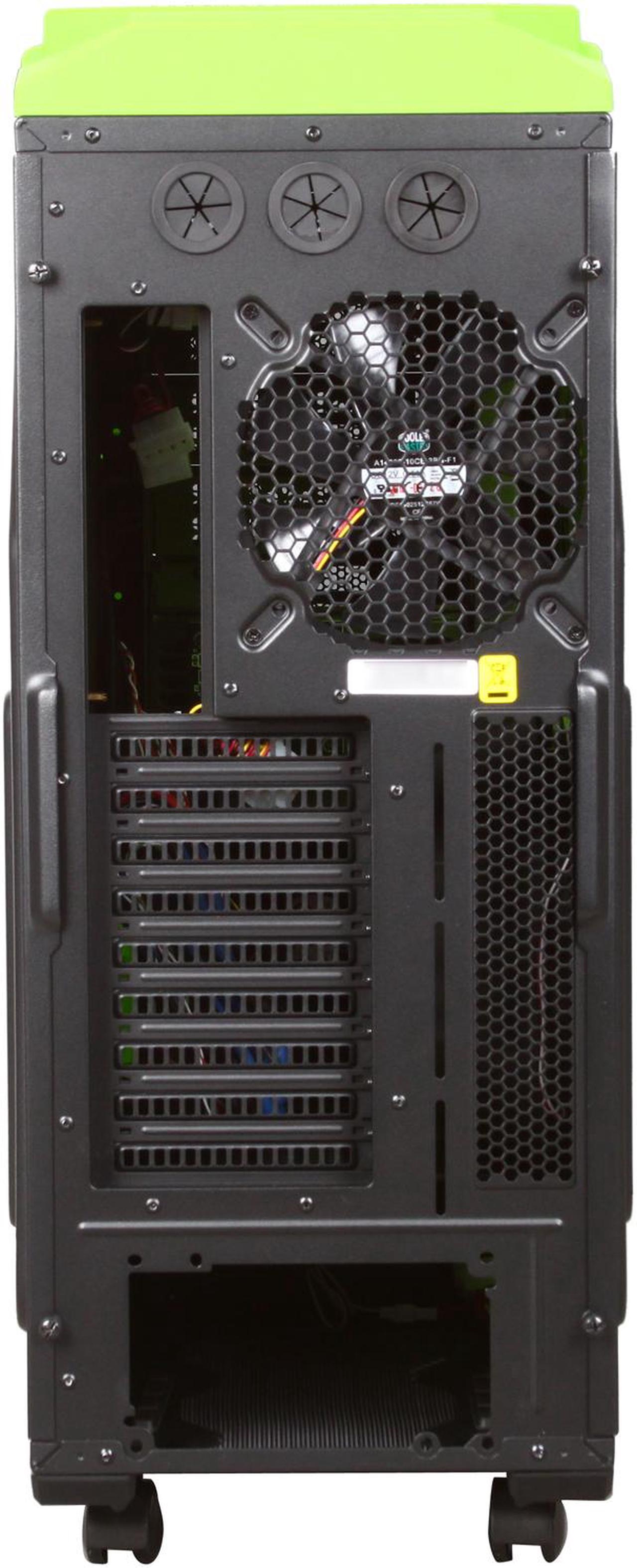 Alt view image 9 of 10 - Cooler Master HAF X nVidia Edition NV-942-KKN1 Green Steel / Plastic ATX Full Tower Computer Case