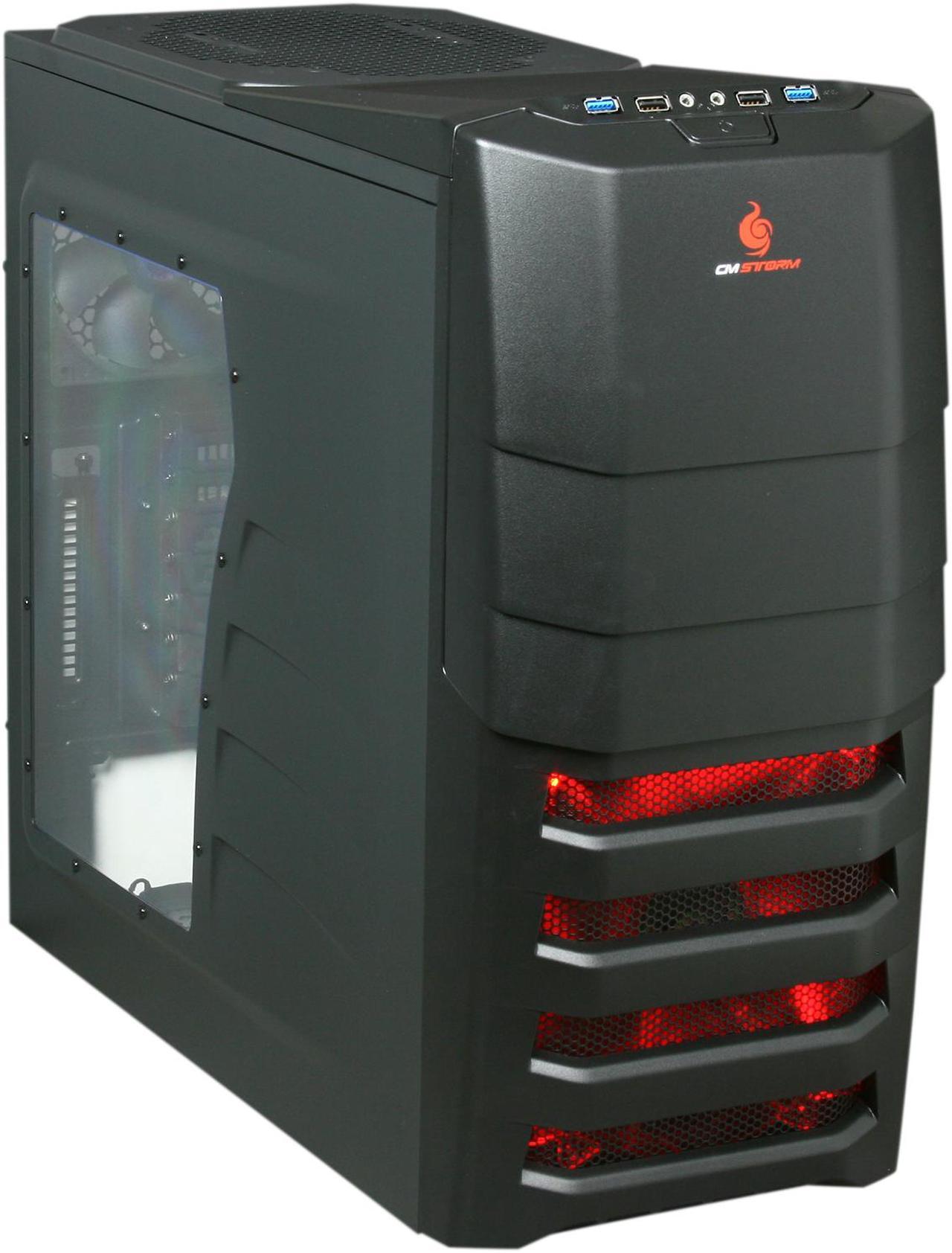 CM Storm Enforcer - Gaming Mid Tower Computer Case with USB 3.0 and Water Cooling Support