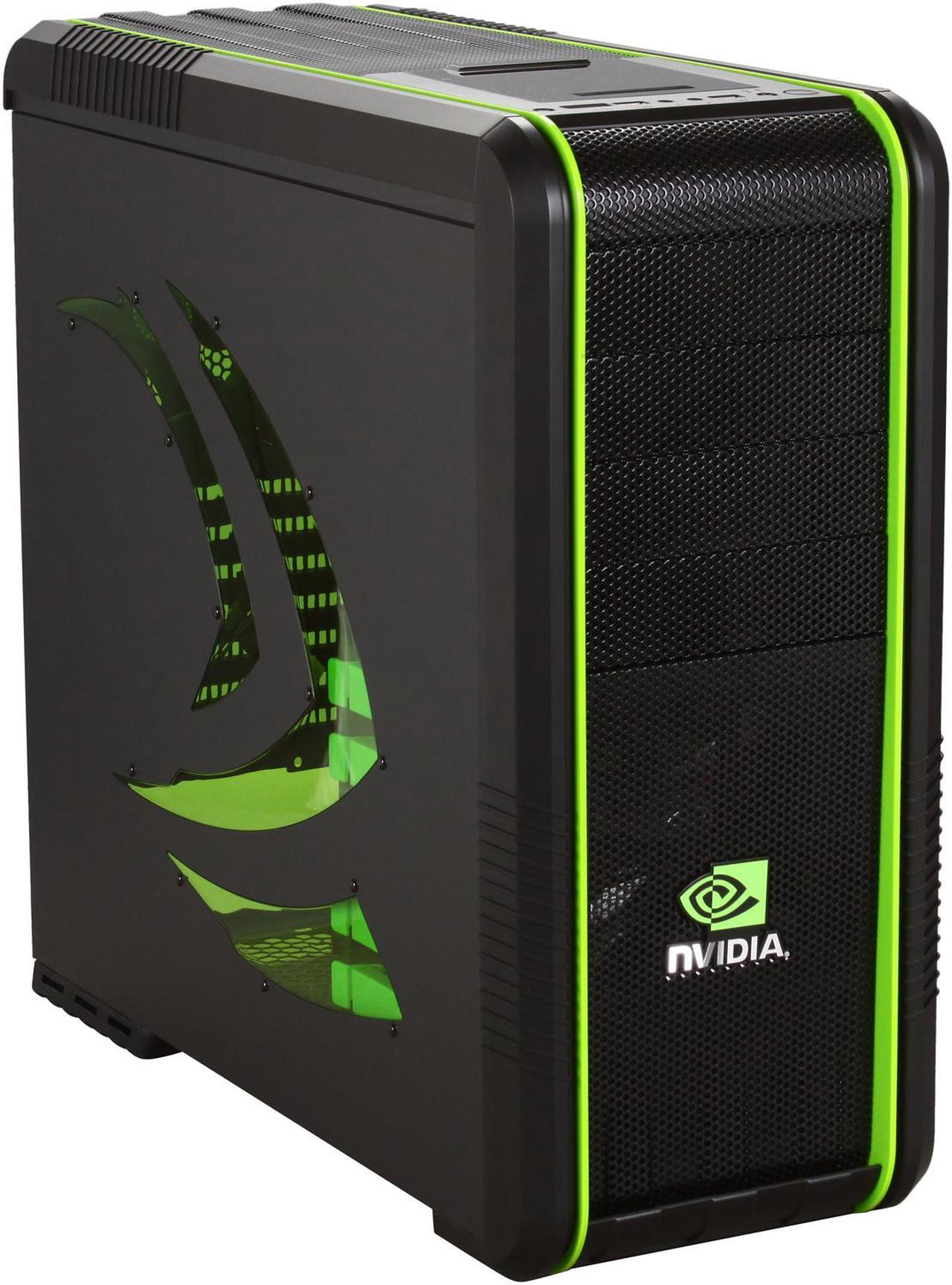 Main image of Cooler Master CM 690 II Advanced nVidia Edition NV-692A-KWN2 Black / Green Steel / Plastic ATX Mid Tower Computer Case