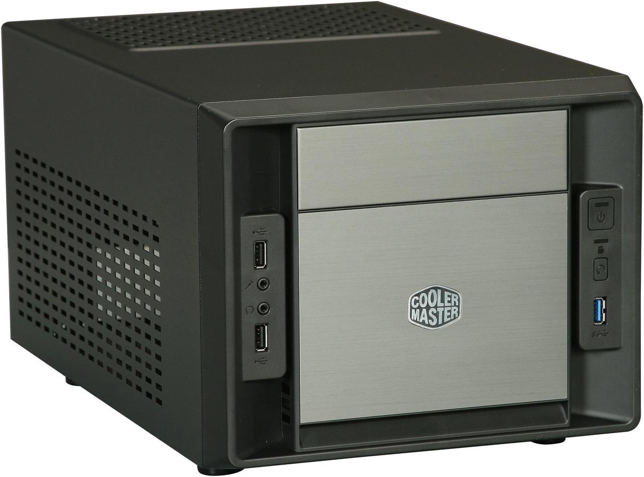 Cooler Master Elite 120 Advanced - Mini-ITX Computer Case with USB 3.0 and Long Graphics Card Support - Black