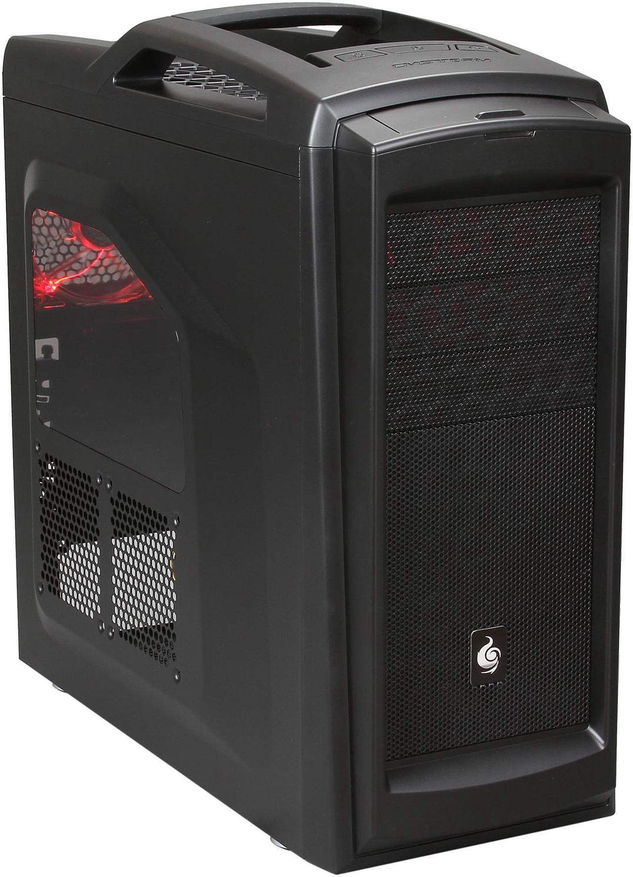 CM Storm Scout 2 Advanced - Gaming Mid Tower Computer Case with Carrying Handle and Windowed Side Panel - Black