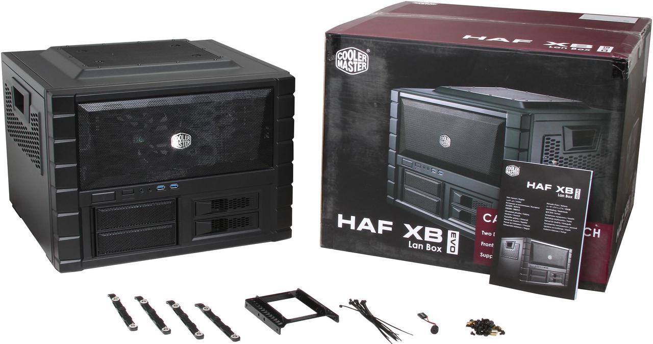 Alt view image 11 of 12 - Cooler Master HAF XB EVO - High Air Flow Test Bench and LAN Box Desktop Computer Case with ATX Motherboard Support