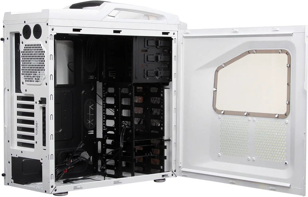 Alt view image 6 of 10 - CM Storm Scout 2 Advanced - Gaming Mid Tower Computer Case with Carrying Handle and Windowed Side Panel - White