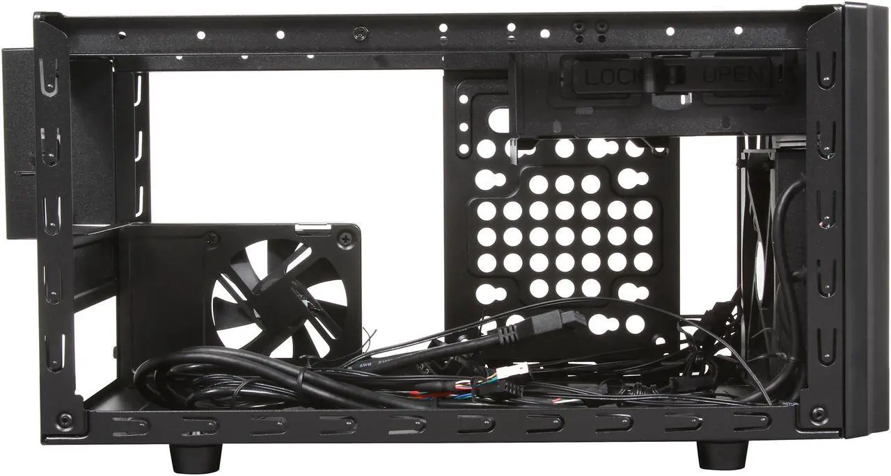Alt view image 6 of 12 - Cooler Master Elite 130 - Mini-ITX Computer Case with Mesh Front Panel and Water Cooling Support