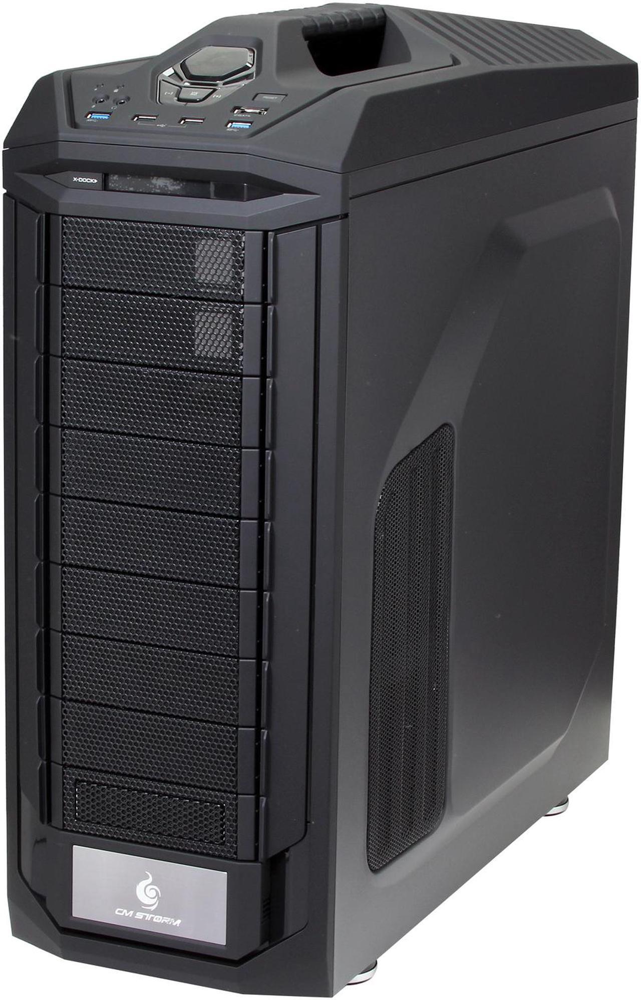 Alt view image 4 of 9 - CM Storm Trooper - Gaming Full Tower Computer Case with Handle and External 2.5" Drive Dock with Side Panel Window