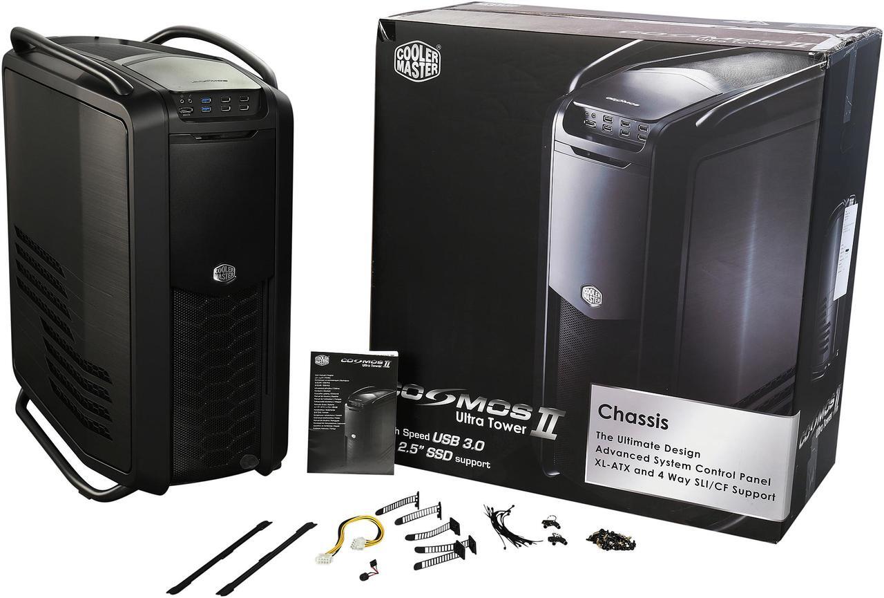 Alt view image 10 of 10 - Cooler Master COSMOS II RC-1200-KKN1 Black Steel ATX Super Tower Cases (Computer Cases - ATX Form)