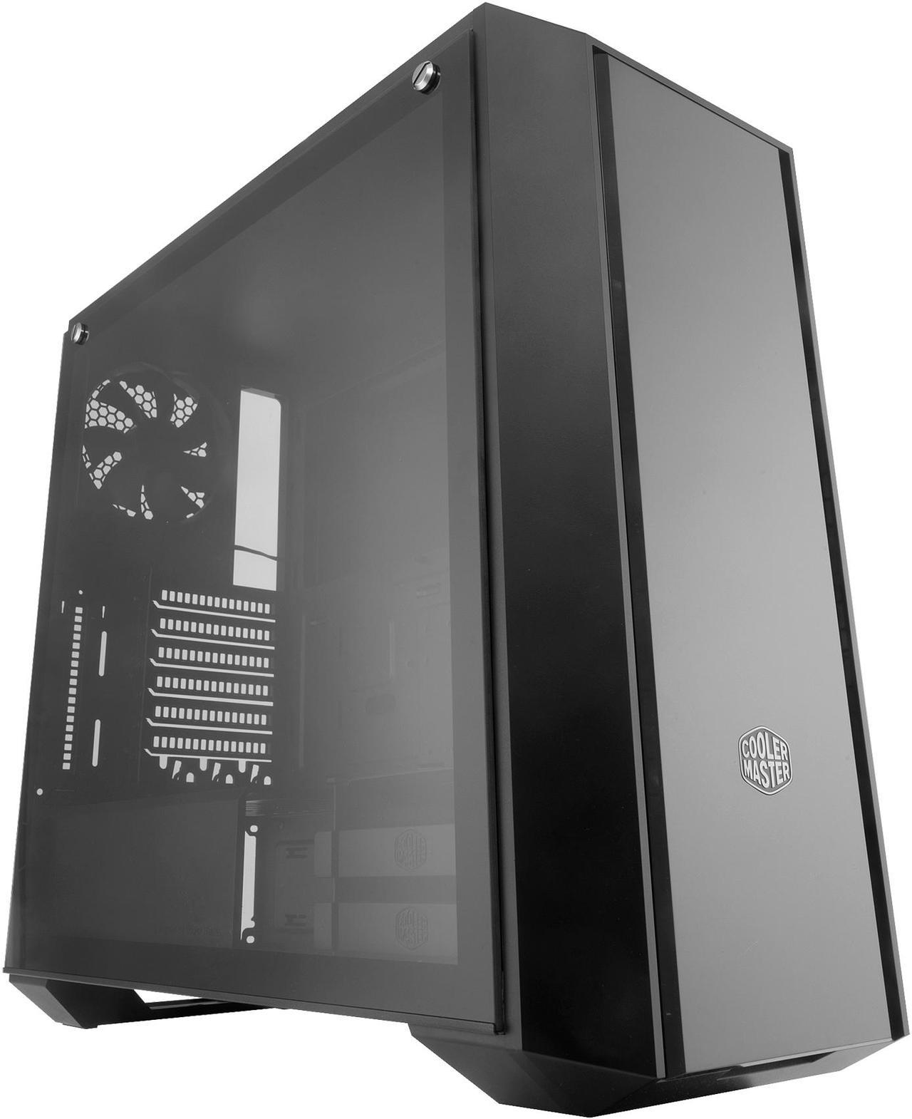 Cooler Master MasterBox Pro 5 RGB ATX Mid-Tower w/ Front DarkMirror Panel, Tempered Glass Side Panel & 3 x 120mm RGB Fans w/1 to 3 Splitter Cable