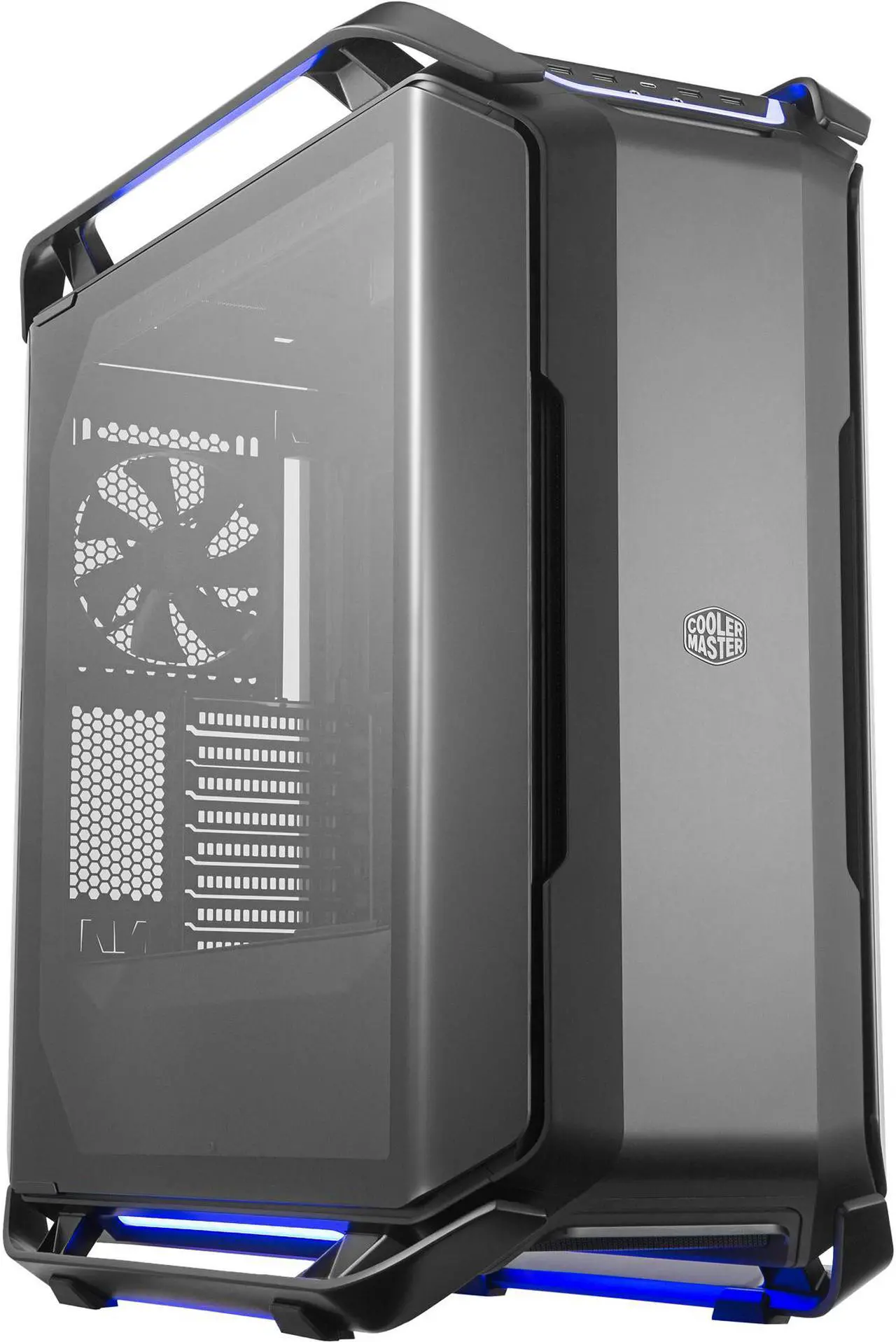 Main image of Cooler Master Cosmos C700P Black Edition E-ATX Full-Tower with Curved Tempered Glass Side Panel, Flexible Interior layout, RGB Lighting control, Type-C port and diverse liquid cooling layout