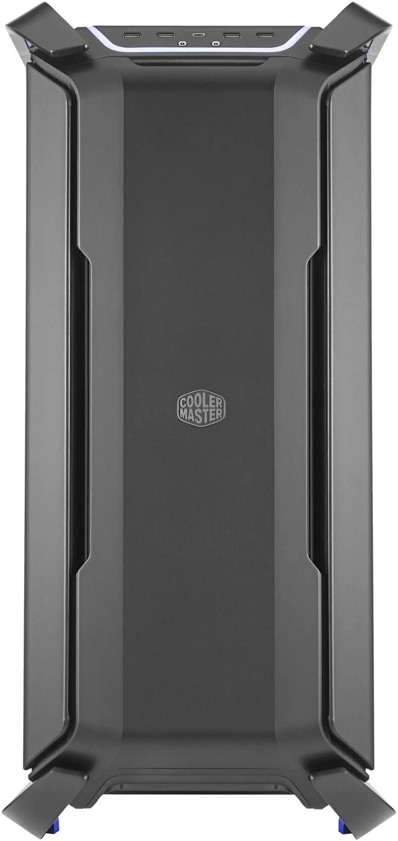 Alt view image 2 of 20 - Cooler Master Cosmos C700P Black Edition E-ATX Full-Tower with Curved Tempered Glass Side Panel, Flexible Interior layout, RGB Lighting control, Type-C port and diverse liquid cooling layout