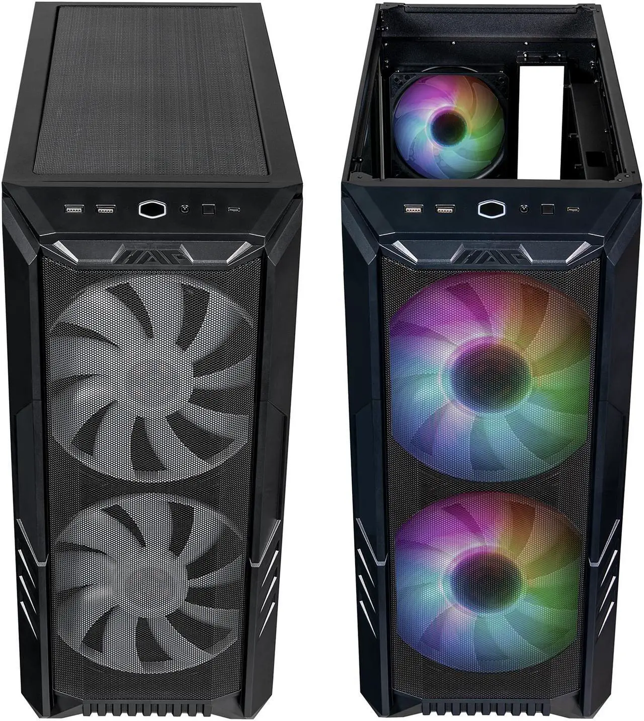 Alt view image 5 of 16 - Cooler Master HAF 500 H500-KGNN-S00 Black Steel / Plastic / Tempered Glass ATX Mid Tower Computer Case