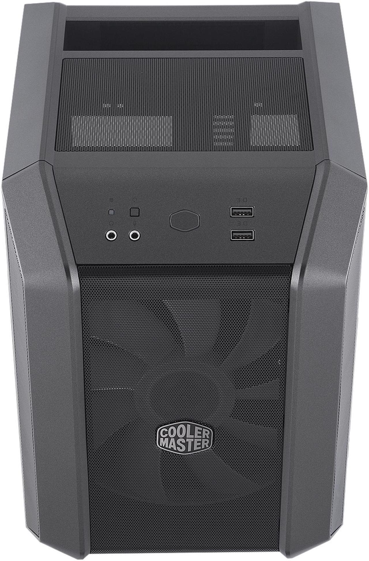 Alt view image 4 of 18 - Cooler Master MasterCase H100 ARGB - Mini-ITX PC Case with High-Volume Airflow, Compact Fine Mesh Chassis, Flexible Hardware Capacity