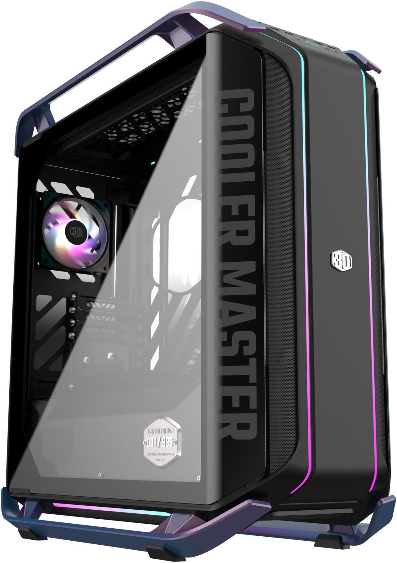 Cooler Master Cosmos Infinity 30th Anniversary C700M E-ATX Full-Tower Curved Tempered Glass Panel, Riser Cable PCIe 4.0, Diverse Liquid Cooling, Type-C, Customizable ARGB (MCC-C700M-KHNN-S30)