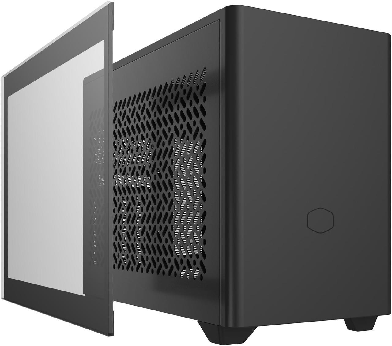 Cooler Master NR200P V2 Mini-ITX 18L PC Case, Top-Mount 240mm|280mm Liquid Cooler, 356mm Vertical Mounting 3.5-Slot GPU, Tempered |Vented Panel, USB 3.2 Gen 2x2 Type C (NR200PV2-KCNN-S00)