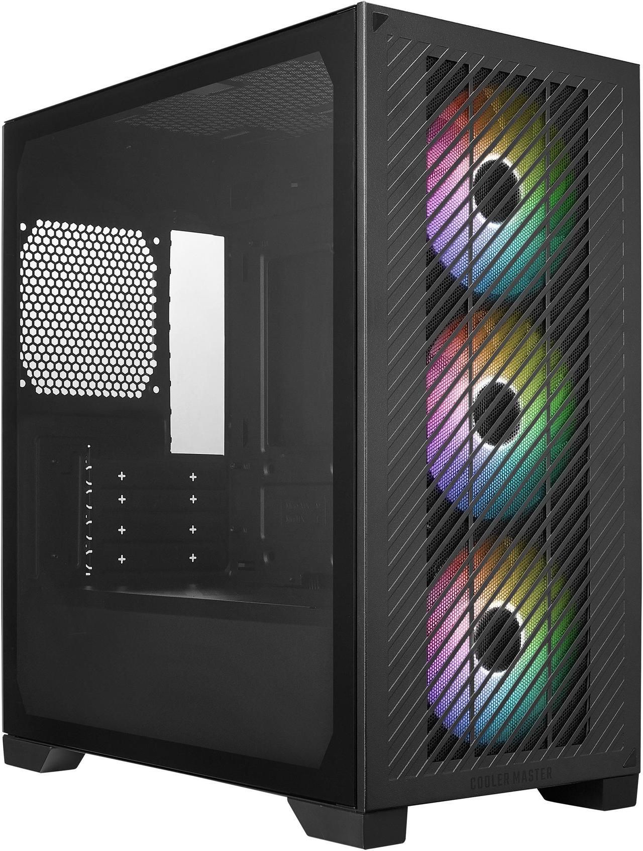 Cooler Master Elite 301 Micro-ATX High Airflow PC Case  - Black - E301-KGNN-S00