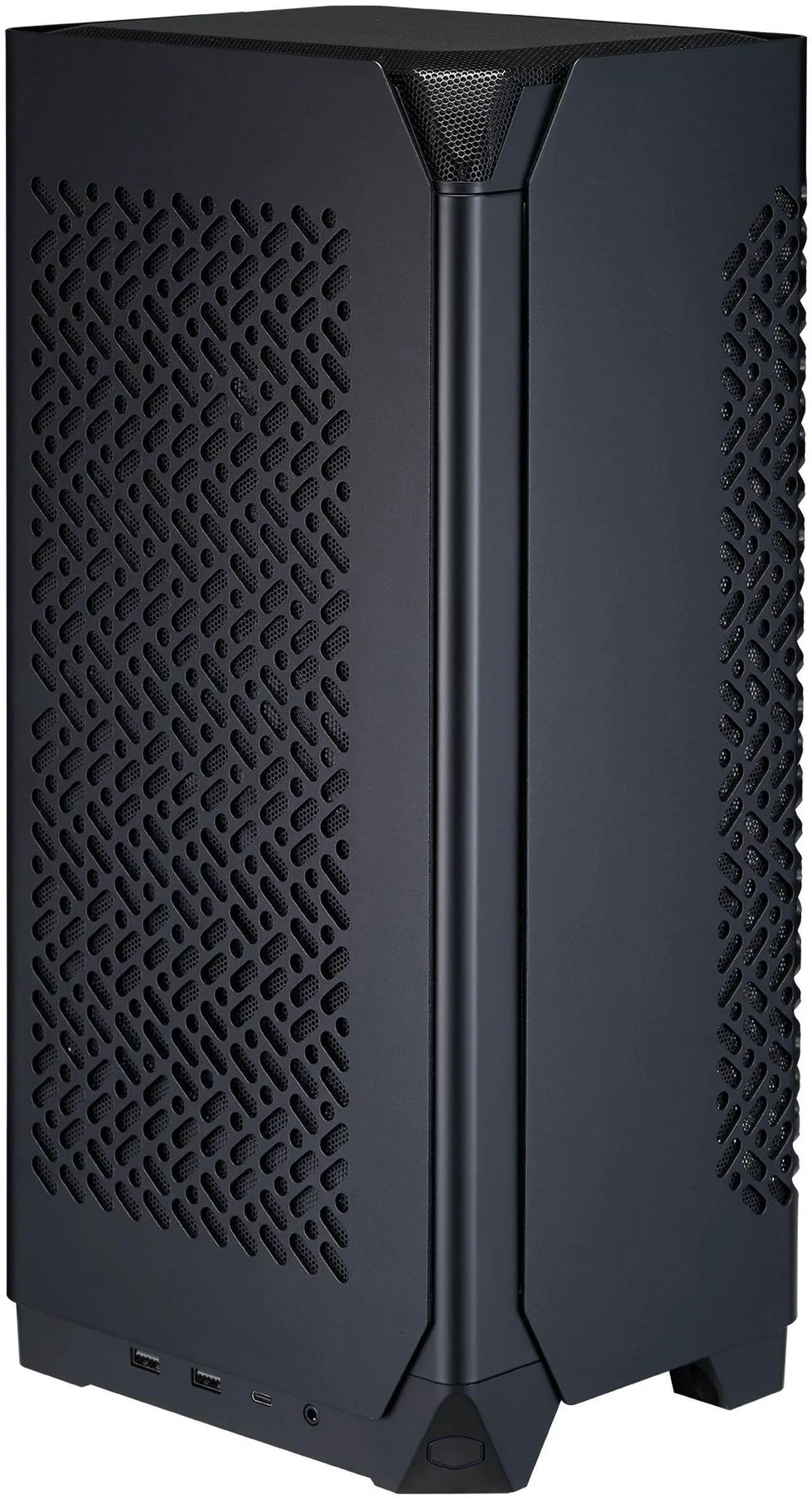 Alt view image 6 of 6 - Cooler Master NCORE 100 Air Mini-ITX PC Tower Case, Anodized Aluminum, 3 Slot Horizontal GPU Mount, Compatible RX 7900 XTX|RTX 4090, Compatible SFX PSU | Air Cooler Up To 70 mm, USB Type C