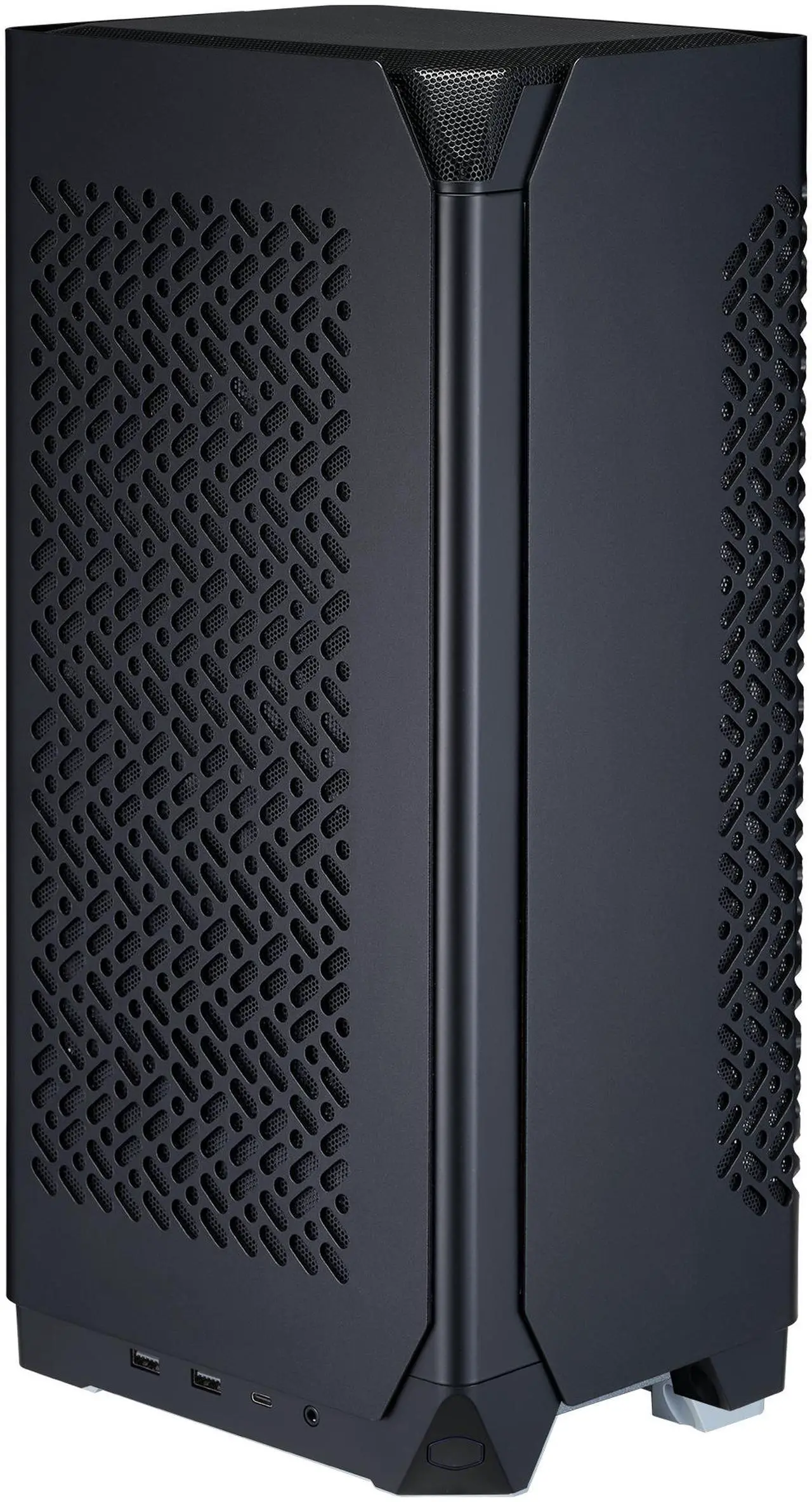 Main image of Cooler Master NCORE 100 Air Mini-ITX PC Tower Case, Anodized Aluminum, 3 Slot Horizontal GPU Mount, Compatible RX 7900 XTX|RTX 4090, Compatible SFX PSU | Air Cooler Up To 70 mm, USB Type C