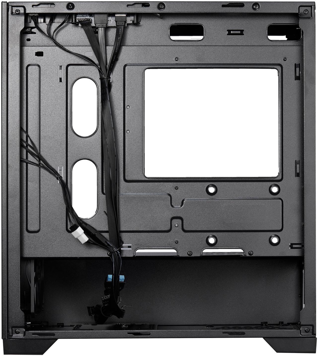 Alt view image 13 of 13 - Cooler Master Elite 302 Micro-ATX High Airflow Minimalist PC Case, 365mm GPU Max, 280mm AIO Max, Type C, Tempered Glass, Triple 120mm aRGB PWM Fan, Intakes Grill, Breathable PSU Shroud