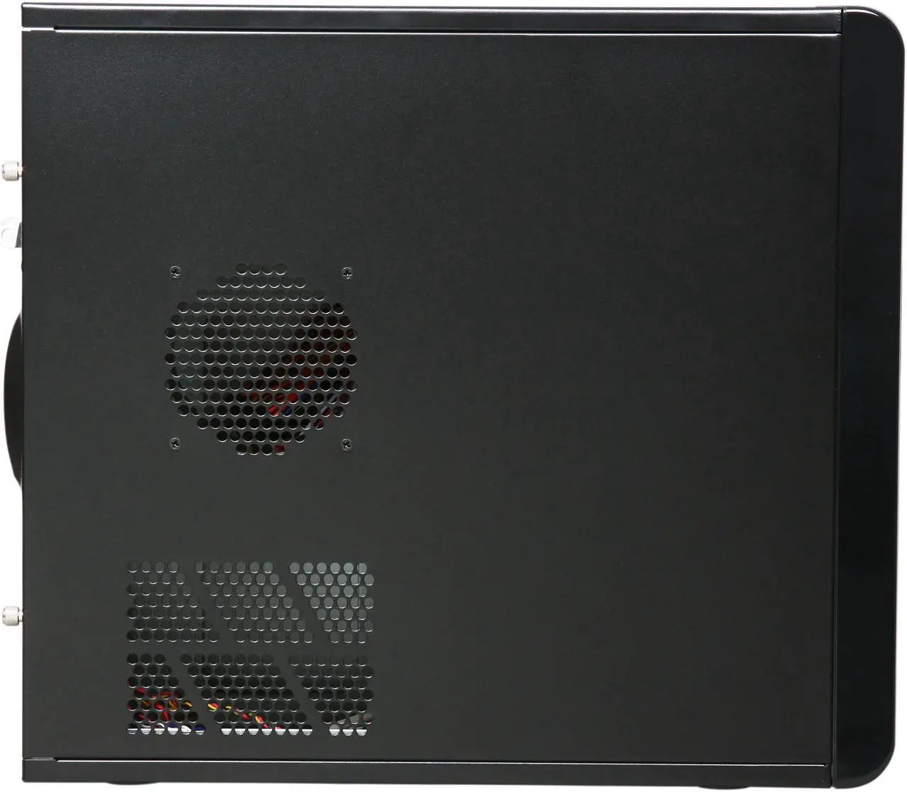 Alt view image 4 of 9 - HEC 6K28BBX585 Black 0.8mm SECC Steel Micro ATX Mini Tower Computer Case 585W Power Supply