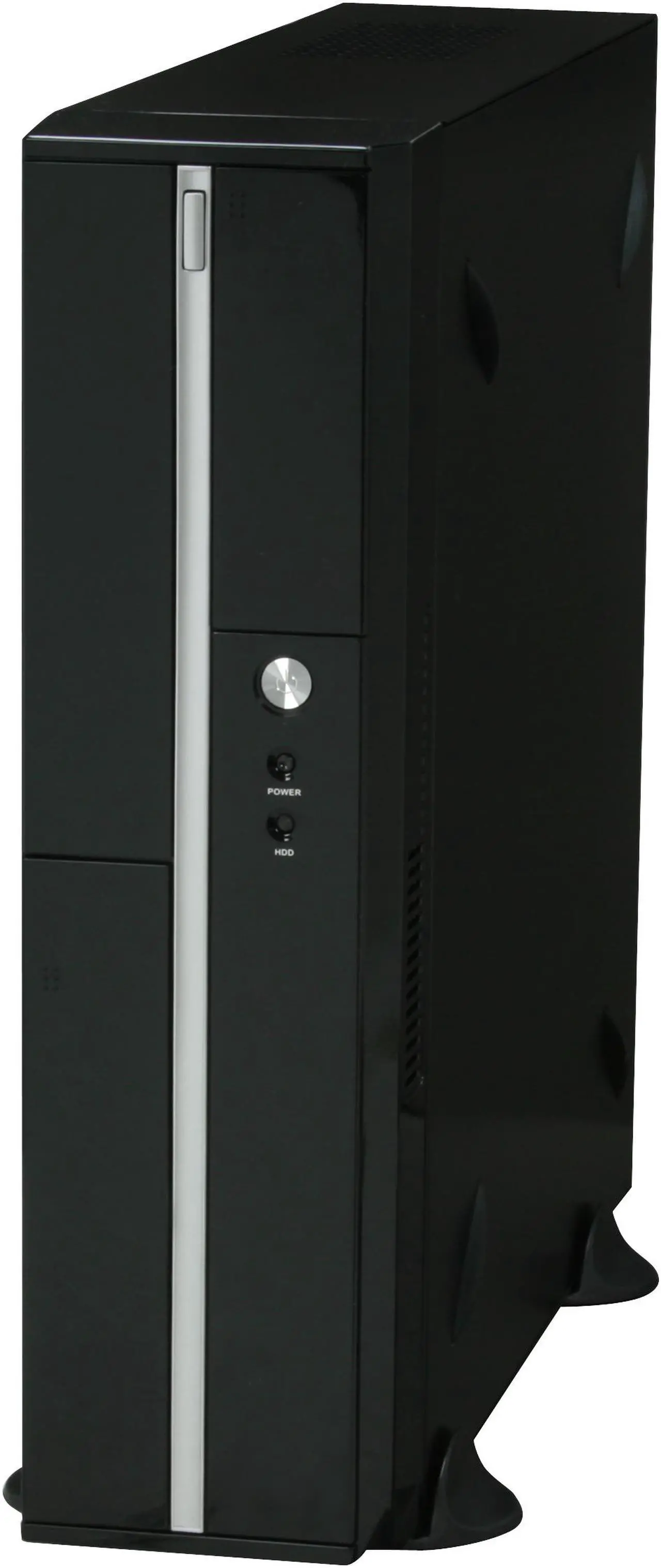 Alt view image 3 of 12 - hec Black 0.7mm Thickness SECC Steel 7KJ9 Micro ATX Media Center / HTPC Case w/270W Power Supply