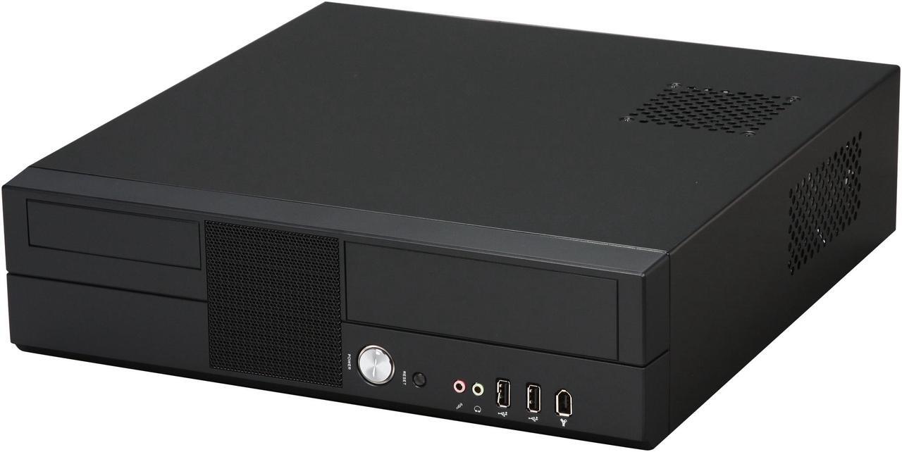 Main image of hec Black 0.7mm Thickness SECC Steel 7K09BBA30FNRX Micro ATX Media Center 300W Power Supply / HTPC Case