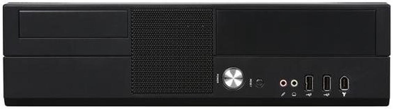 Alt view image 2 of 8 - hec Black 0.7mm Thickness SECC Steel 7K09BBA30FNRX Micro ATX Media Center 300W Power Supply / HTPC Case
