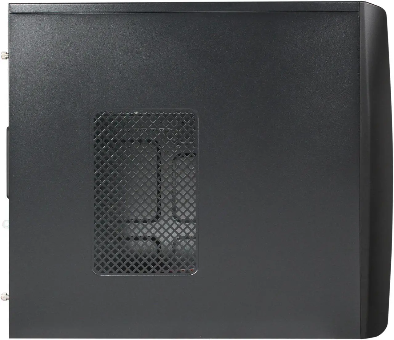 Alt view image 4 of 9 - HEC Vigilance400 Black 0.5 mm Thickness SGCC Micro ATX Mini Tower Computer Case with Dual 8cm Fan, 2x USB2.0, Audio HP400 400W Power Supply