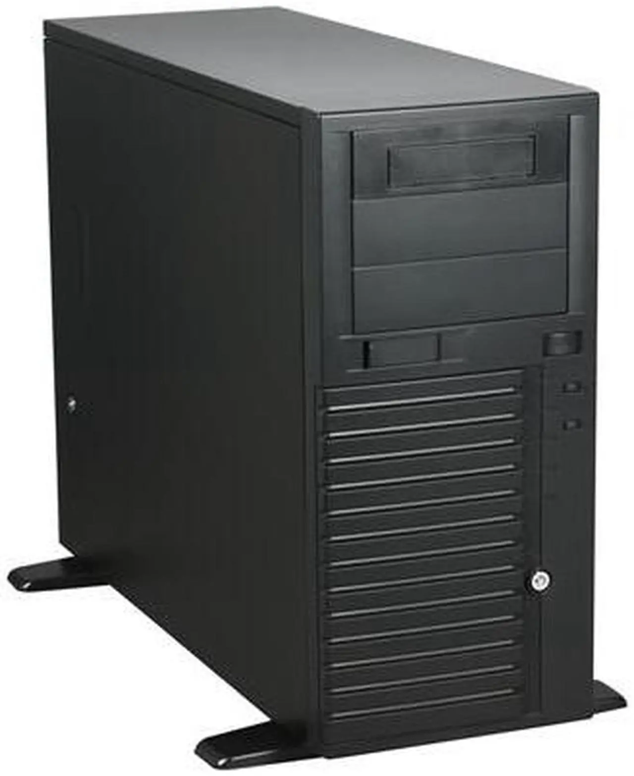 Main image of CHENBRO SR10569-CO 0.8mm SECC Pedestal Main Streaming Server/Workstation Chassis 3 External 5.25" Drive Bays