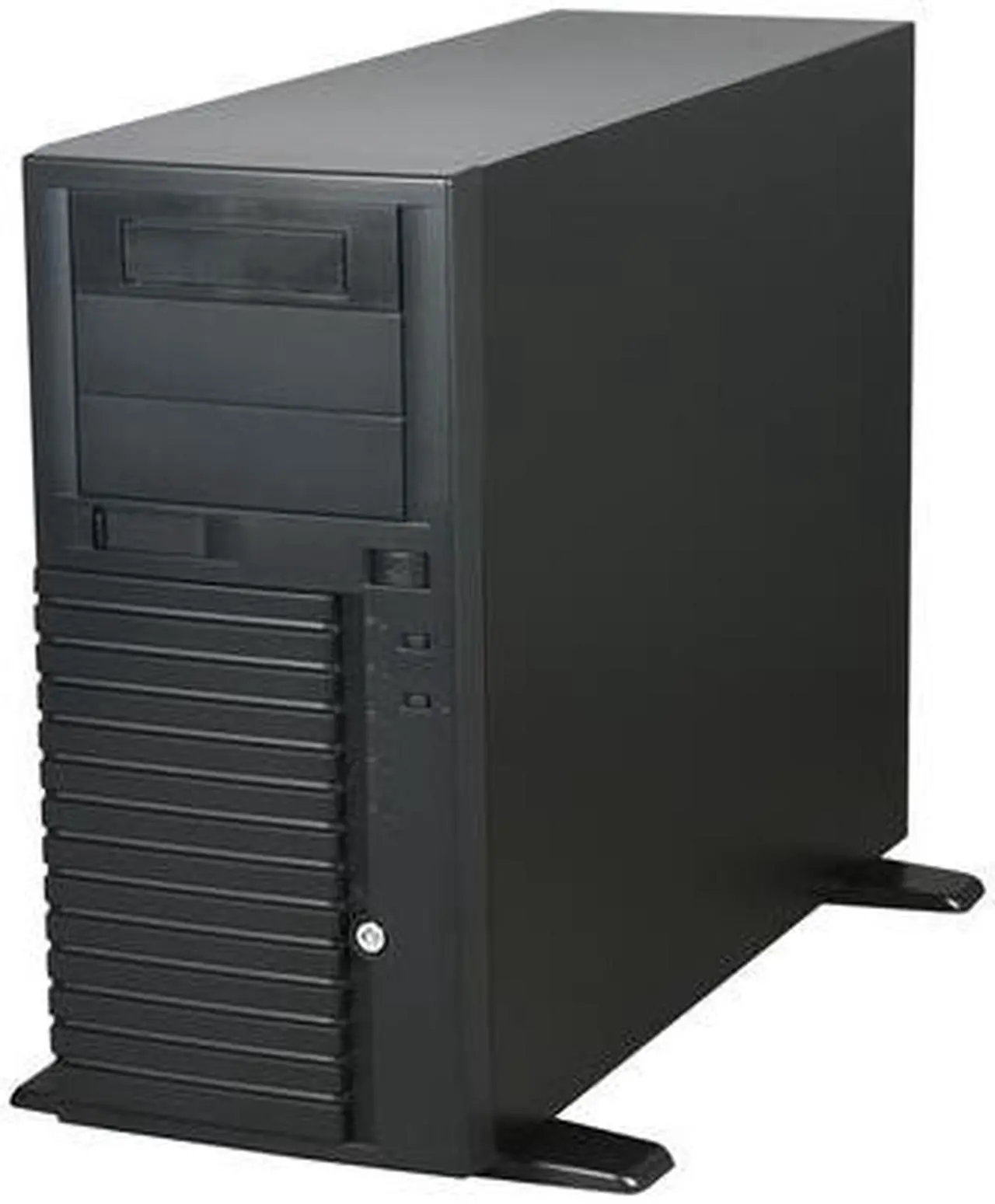 Alt view image 3 of 9 - CHENBRO SR10569-CO 0.8mm SECC Pedestal Main Streaming Server/Workstation Chassis 3 External 5.25" Drive Bays