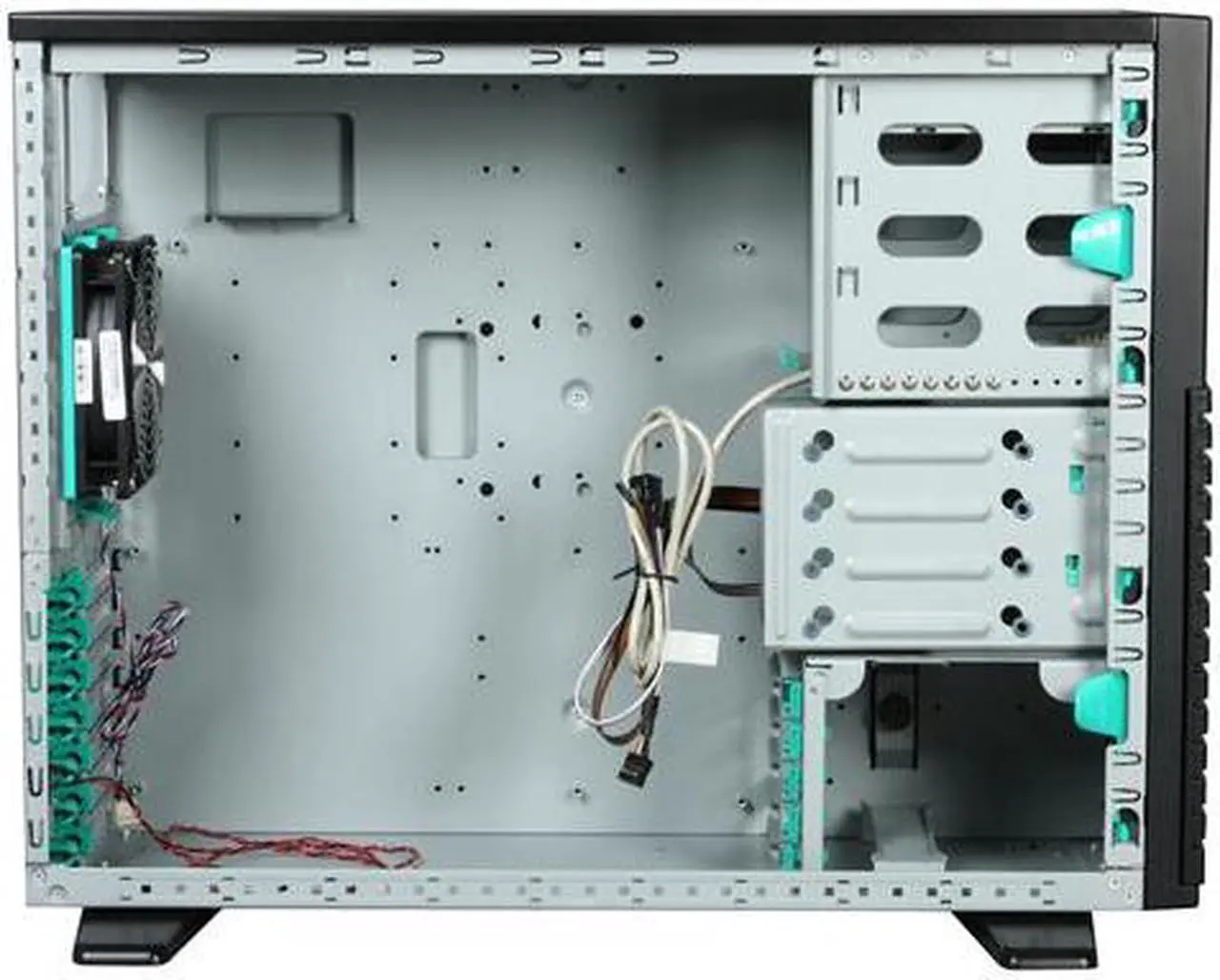 Alt view image 6 of 9 - CHENBRO SR10569-CO 0.8mm SECC Pedestal Main Streaming Server/Workstation Chassis 3 External 5.25" Drive Bays