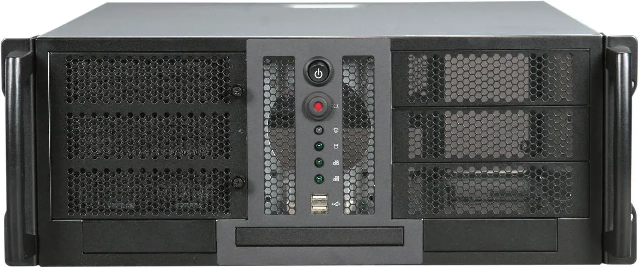 CHENBRO RM41300-F Black & Silver 4U Rackmount Open-Bay Chassis - Newegg.com