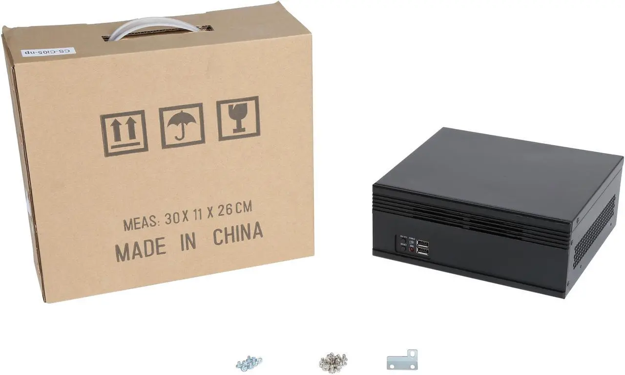 Alt view image 9 of 8 - ARK ITX/CS-Ci05 Pedestal Server Case 1U flex power supply