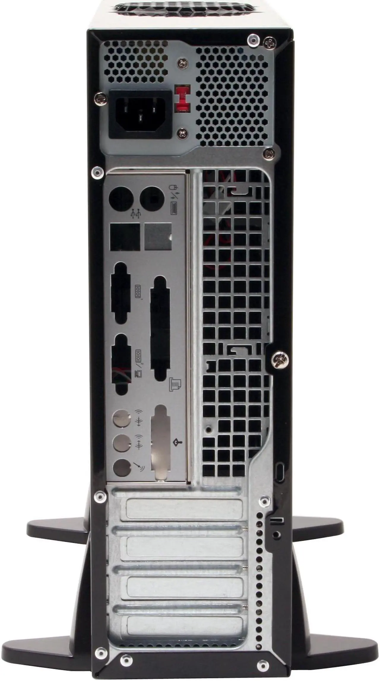 Alt view image 11 of 14 - Antec Minuet 300 Black/Silver Steel / Plastic Micro ATX Slim Case Computer Case 300W ATX12V Power Supply