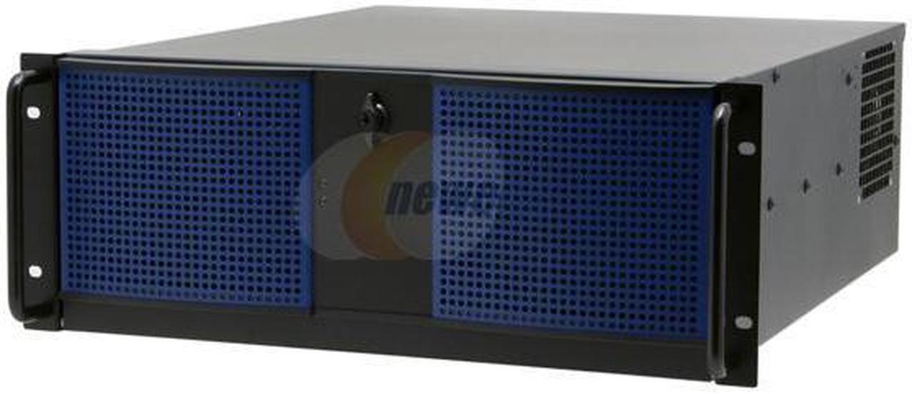 Alt view image 2 of 13 - Antec Take 4 + 450 Black 4U Rackmount Quiet Rackmount Server Case 450W 2 External 5.25" Drive Bays