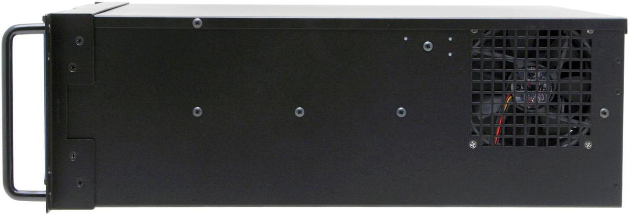 Alt view image 7 of 13 - Antec Take 4 + 450 Black 4U Rackmount Quiet Rackmount Server Case 450W 2 External 5.25" Drive Bays