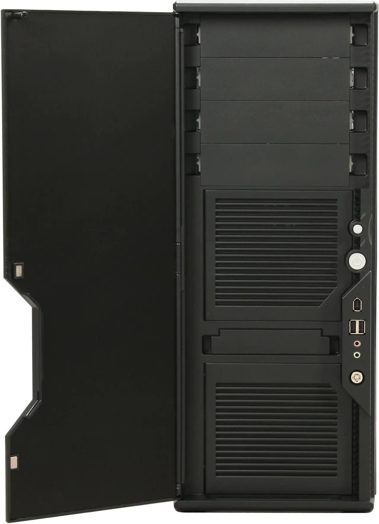 Alt view image 4 of 13 - Antec P182 Gun Metal Black 0.8mm cold rolled steel ATX Mid Tower Computer Case
