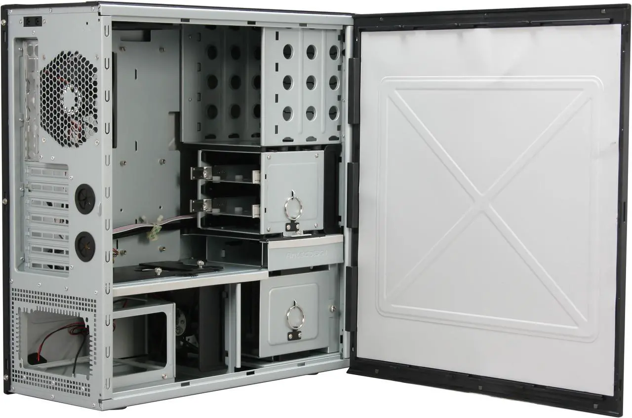 Alt view image 6 of 13 - Antec P182 Gun Metal Black 0.8mm cold rolled steel ATX Mid Tower Computer Case
