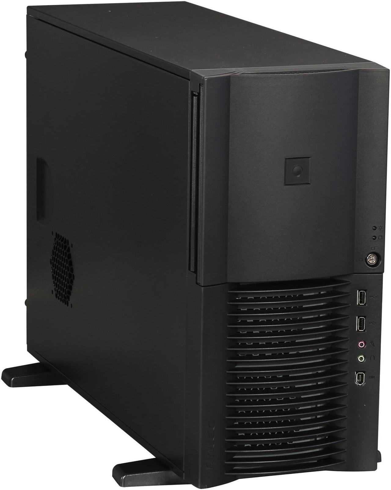 Antec TITAN650 Black Steel Pedestal Server /Workstation Case w/ 650W Power Supply 4 x 5.25" (one with 5.25" to 3.5" adapter) External 5.25" Drive Bays