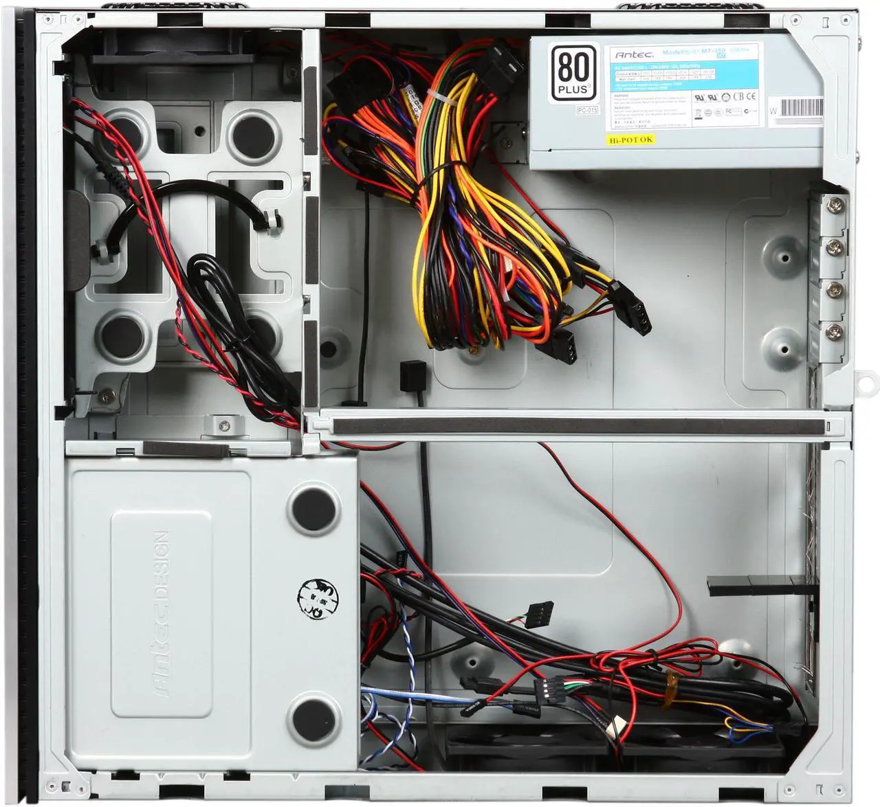 Alt view image 6 of 8 - Antec MicroFusion Remote 350 Micro ATX Media Center / HTPC Case