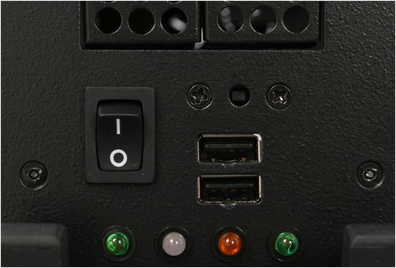 Alt view image 6 of 14 - Antec 4U22EPS650 4U Rackmount Server Case 650W 6 External 5.25" Drive Bays