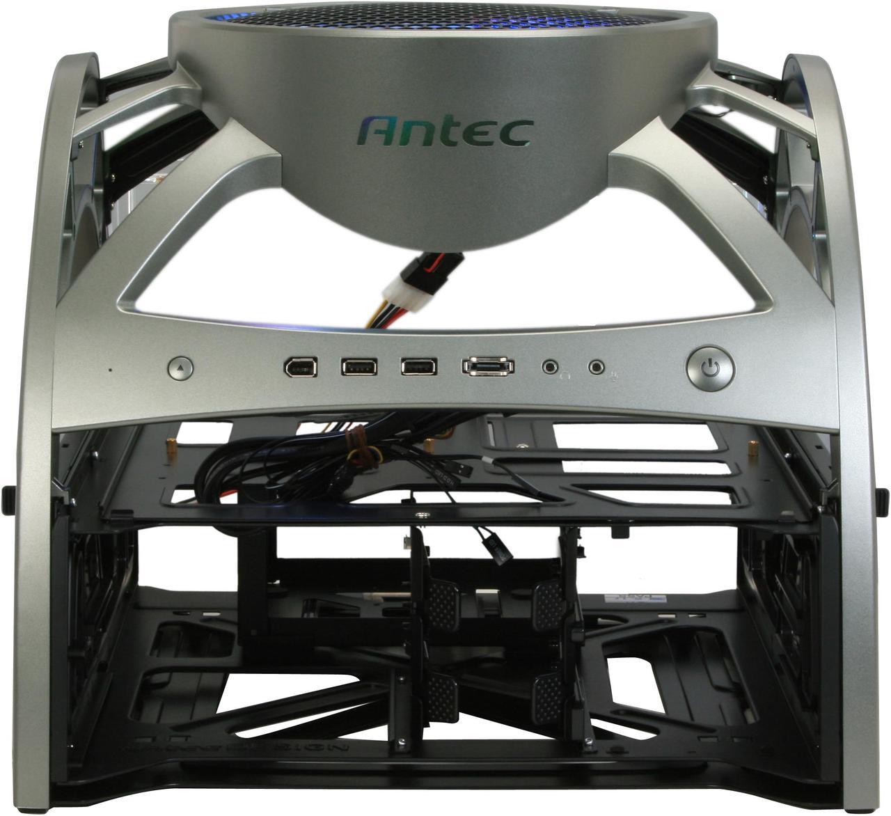 Alt view image 3 of 12 - Antec Skeleton Black ATX Tower Computer Case