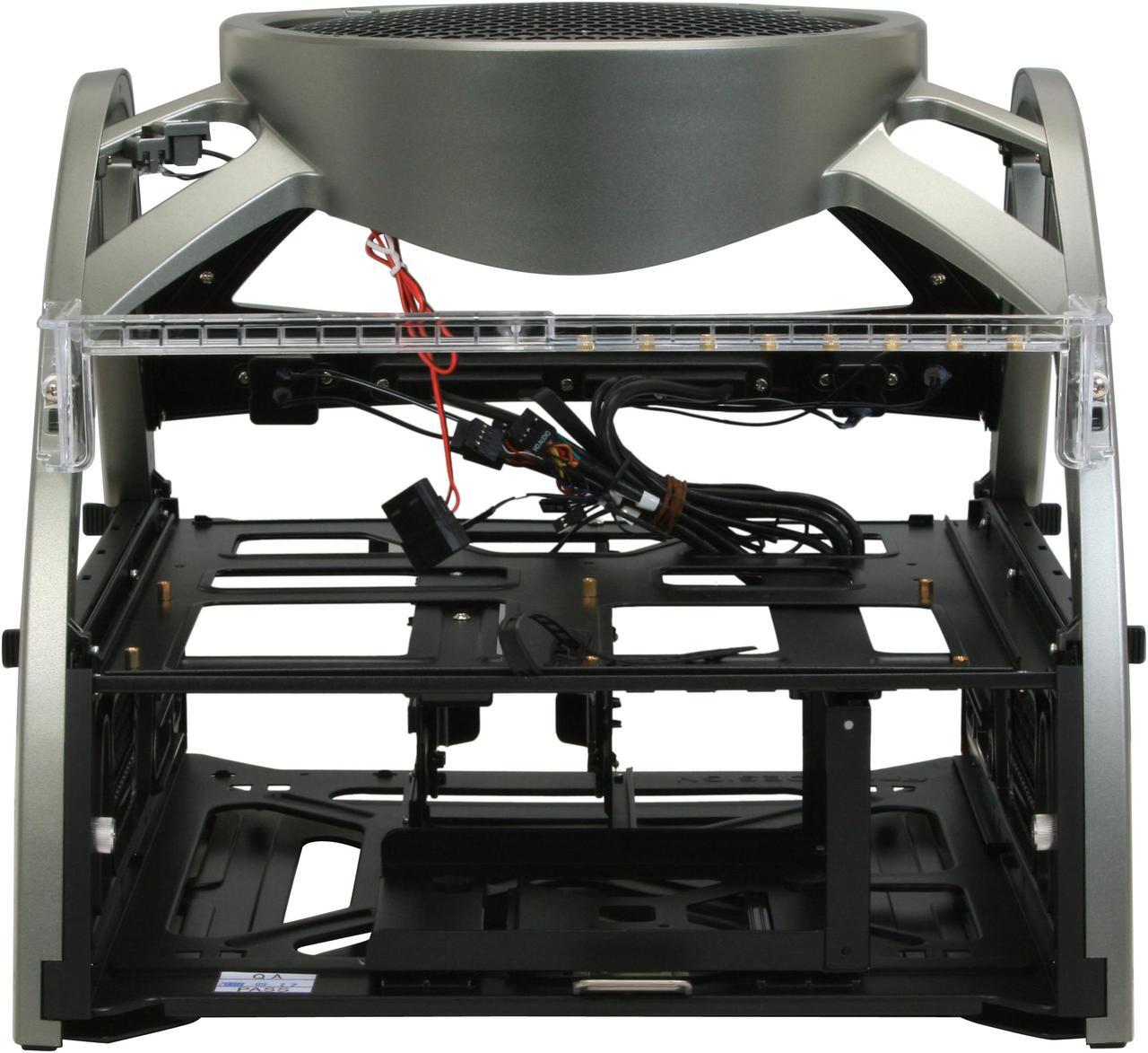 Alt view image 6 of 12 - Antec Skeleton Black ATX Tower Computer Case