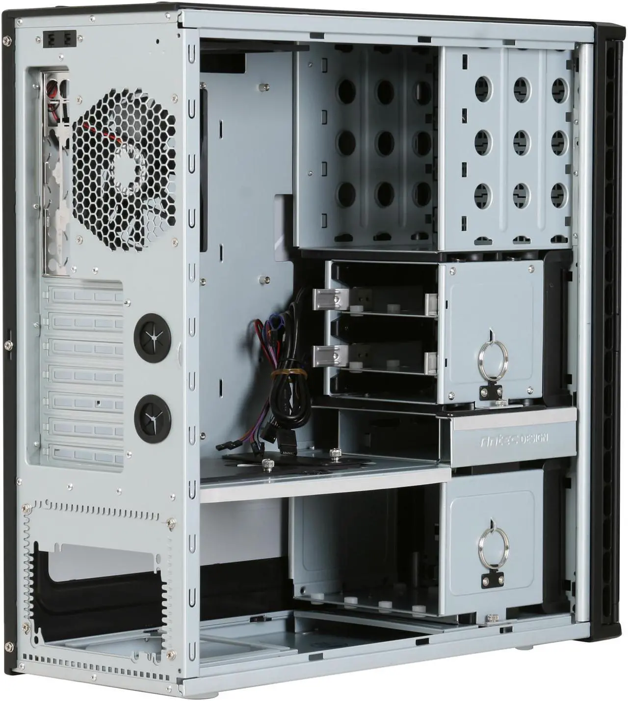 Alt view image 7 of 13 - Antec P183 Black Aluminum / Steel / Plastic ATX Mid Tower Computer Case