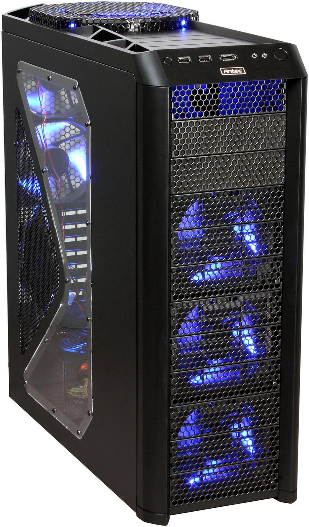 Main image of Antec Twelve Hundred 750 Blue Black Steel ATX Full Tower Computer Case 750W Power Supply