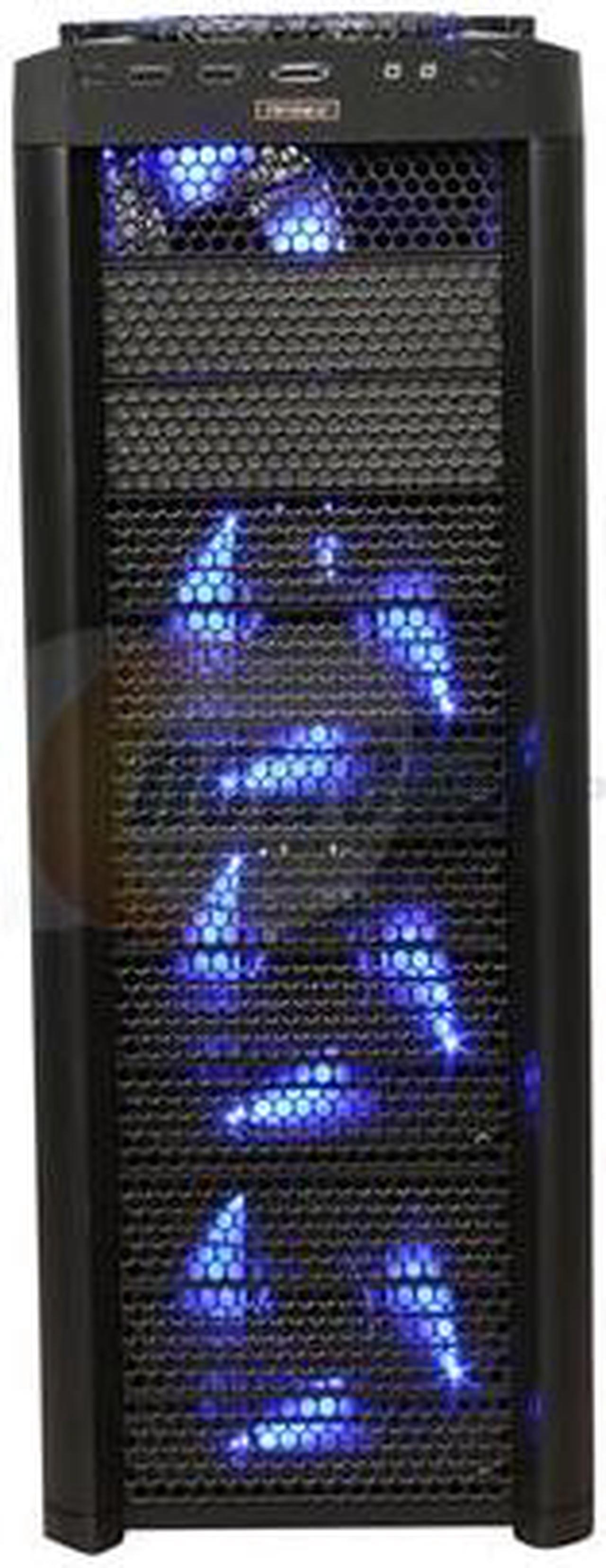 Alt view image 2 of 10 - Antec Twelve Hundred 750 Blue Black Steel ATX Full Tower Computer Case 750W Power Supply